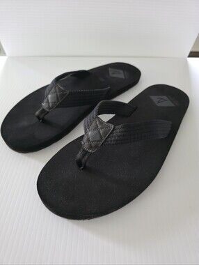Sperry Men's Black Flip Flop Sandals Size 12M Waterproof